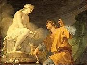 Baron Jean-Baptiste Regnault L ORIGINE DE LA SCULPTURE OU PYGMALION PRIANT VENUS D ANIMER SA STATUE china oil painting artist